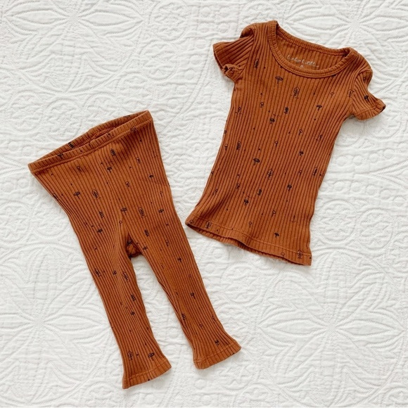 Lovely Littles Ribbed Tee & Leggings‎ Playset, Mushroom - Picture 1 of 3